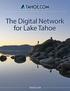 The Digital Network for Lake Tahoe