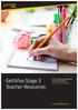 GetWise Stage 3 Teacher Resources. Teacher s guide and additional classroom activities for Year 5 and Year 6 students.