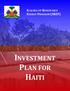 SCALING UP RENEWABLE ENERGY PROGRAM (SREP) INVESTMENT PLAN FOR HAITI