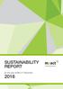 SUSTAINABILITY REPORT. for the year ended 31 December