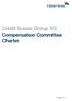 Credit Suisse Group AG Compensation Committee Charter