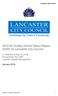2015 Air Quality Annual Status Report (ASR) for Lancaster City Council