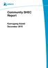 Community SHEC Report. Kooragang Island December 2015