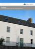 Refurbishment Case Study 18. Earlston Conservation works to a mid-18 th century terraced house