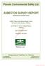ASBESTOS SURVEY REPORT (Refurbishment / Demolition Survey)