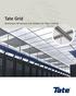 Tate Grid. Aluminium Structural Grid System for Data Centres. Metric Edition