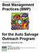 for the Auto Salvage Outreach Program
