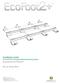 Installation Guide EcoFoot2+ 10-Degree Ballasted Racking System Document No. ECO-002_850. Rev 1.6, January 2018