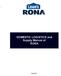 DOMESTIC LOGISTICS and Supply Manual of RONA