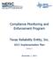 ERO Compliance. Compliance Monitoring and Enforcement Program. Texas Reliability Entity, Inc Implementation Plan. November 1, Version 0.