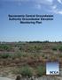 Sacramento Central Groundwater Authority Groundwater Elevation Monitoring Plan