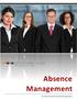 Absence Management. On demand business automation application