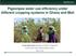 Pigeonpea water use efficiency under different cropping systems in Ghana and Mali