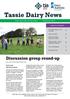 Tassie Dairy News.  February Discussion group round-up