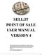SELL.IT POINT OF SALE USER MANUAL VERSION 4