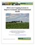 2016 Corn Cropping Systems to Improve Economic and Environmental Health