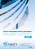 SALARY SURVEY 2017 PRODUCT MANAGEMENT/PRODUCT DEVELOPMENT