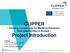 CLIPPER «Creating a Leadership for Maritime industries New opportunities in Europe» Project Introduction