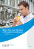 Waste-free beer filtration with ceramic membranes. A white paper on GEA clearamic BeerFiltration