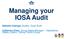 Managing your IOSA Audit