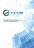 CRYPTOSIS WHITEPAPER Version 1.0 CRYPTOSIS IS CRYPTOCURRENCY EXCHANGE CONNECTING INDIA TO REST OF THE CRYPTO CURRENCY WORLD!