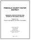 PINEDALE COUNTY WATER DISTRICT