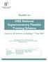 Guide to. HSE National Supernumerary Flexible Training Scheme