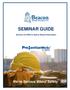 SEMINAR GUIDE. Seminars are FREE for Beacon Mutual Policyholders. We re Serious About Safety