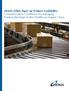 HDMA White Paper on Product Availability: Communication Guidelines for Managing Product Shortages in the Healthcare Supply Chain