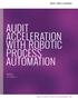 AUDIT ACCELERATION WITH ROBOTIC PROCESS AUTOMATION