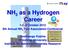 Career. NH as a Hydrogen of October th Annual NH 3 Fuel Association Conference