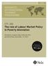 ITP: 288 The role of Labour Market Policy in Poverty Alleviation