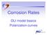 Corrosion Rates. OLI model basics Polarization curves