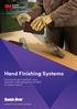 Hand Finishing Systems