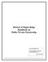 District of Maple Ridge Handbook on Public Private Partnership
