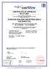 CERTIFICATE OF APPROVAL No CF 5061 EUROCON BUILDING INDUSTRIES (MULK HOLDINGS FZC)