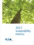 2017 sustainability metrics