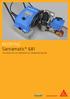 ROOFING Sarnamatic 681 THE SMART HOT-AIR THERMOPLASTIC MEMBRANE WELDER