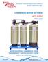 COMMERCIAL WATER SOFTENER LWTF SERIES
