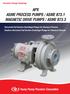 APX ASME PROCESS PUMPS / ASME B73.1 MAGNETIC DRIVE PUMPS / ASME B73.3