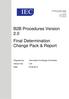 B2B Procedures Version 2.0 Final Determination Change Pack & Report