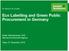 Eco Labelling and Green Public Procurement in Germany