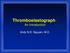 Thromboelastograph : An Introduction. Andy N.D. Nguyen, M.D.