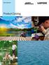 Water Treatment. Product Catalog