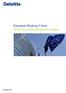 September European Banking Union Overview of the proposed changes