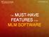 FEATURES In An MLM SOFTWARE