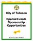 City of Tolleson. Special Events Sponsorship Opportunities. Be A Star, Shine With Us