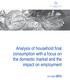 Analysis of household final consumption with a focus on the domestic market and the impact on employment