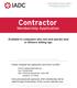 Contractor. Membership Application. Available to companies who own and operate land or offshore drilling rigs.