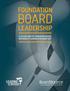 A CLOSER LOOK AT FOUNDATION BOARD RESPONSES TO LEADING WITH INTENT 2017